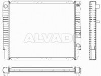 Volvo 740, 760, 780 1984-1992 JAHUTUSRADIAATOR
