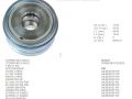 Generaatori sidur Шкив генератора Volkswagen Golf VII/Passat 1.6/2.0 TDI 12- (INA | 535034310)