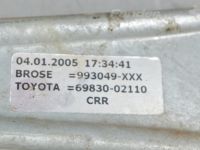 Toyota Corolla Takaovi lasinnostin mekaaninen, oikea (man.) Varaosakoodi: 69830-02110
Korityyppi: Universaa...