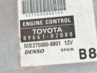 Toyota Corolla Ruiskutus Ohjausyksikkö (1.6 bensiiniä) Varaosakoodi: 89661-02B80
Korityyppi: Universaa...